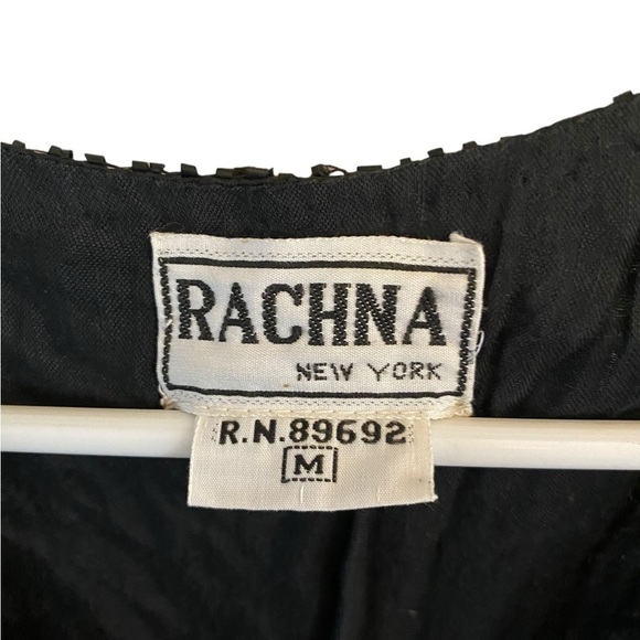 vintage 90s Rachna black sequin beaded holiday party vest
western glam festive - Picture 5 of 6